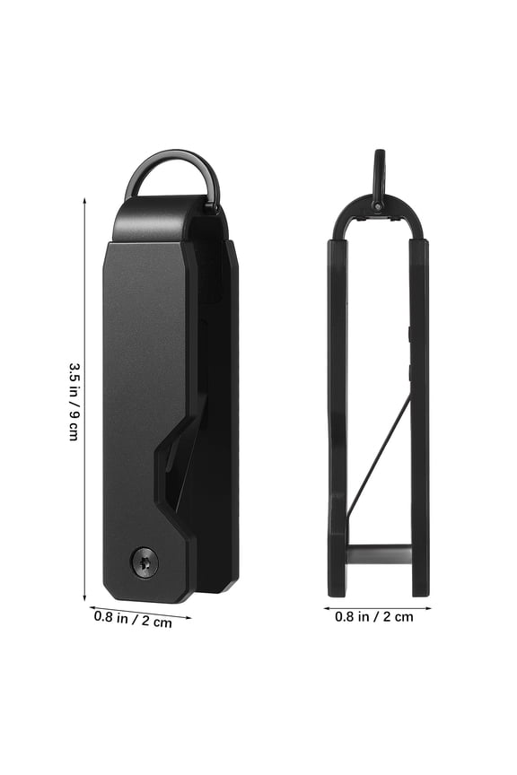 Compact Key Organizer Men Keychain Metal Key Holder Silent Key Organizer Pocket Key Chain Smart Keychain Metallic Key Holder
