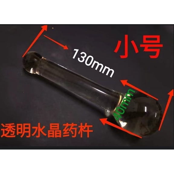 RENACLIPY Crystal Pestle Muller for Kitchen Use, 1 Piece Herb and Tool