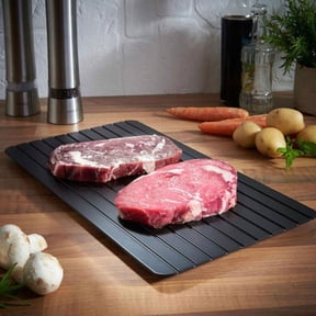 LEXSOMEO Quick Defrosting Tray for Meat, Chicken & Fish - Multi-Function Thawing Plate and Board for Fast Food Thawing