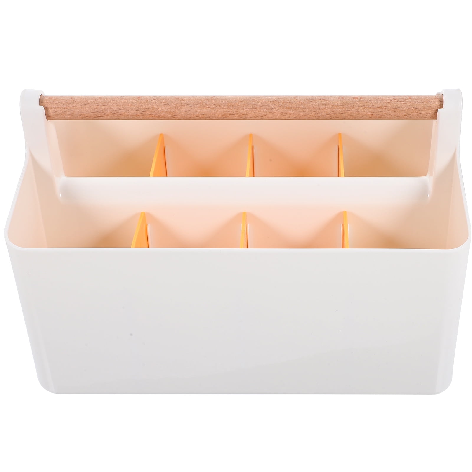 LEXSOMEO Desktop Sundries Organizer Desk Marker Box Multi-grid Pen Holder Cosmetics Storage Box