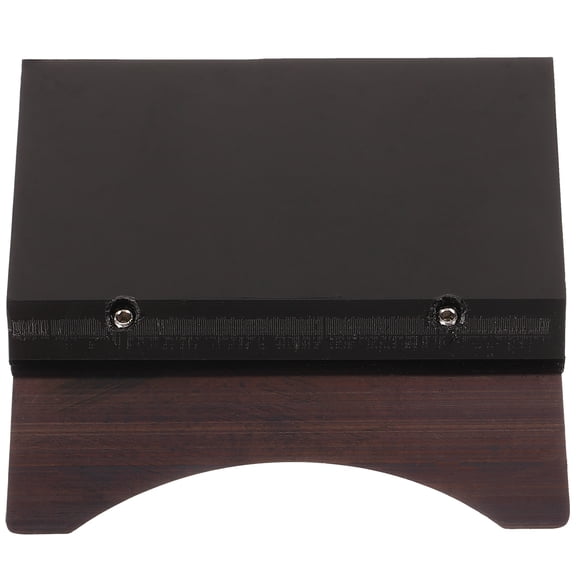 COOPHYA Black Wooden Fingerboard Scraper for Precise Violin Adjustments