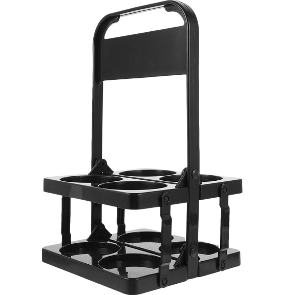 LEXSOMEO Foldable Beer Bottle Holder Rack, Portable Storage Bucket Basket for Home, Outdoor, and Daily Use