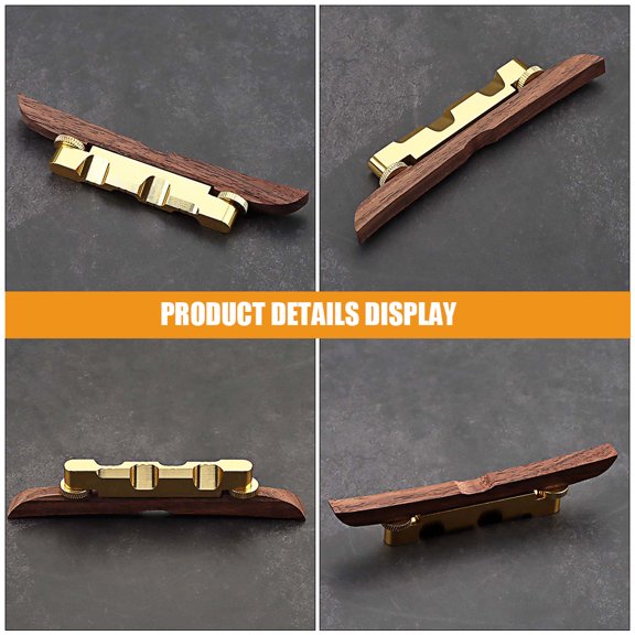 LEXSOMEO Guitar String Bridge Instrument Bridge Replacement Guitar Bridge Guitar Part