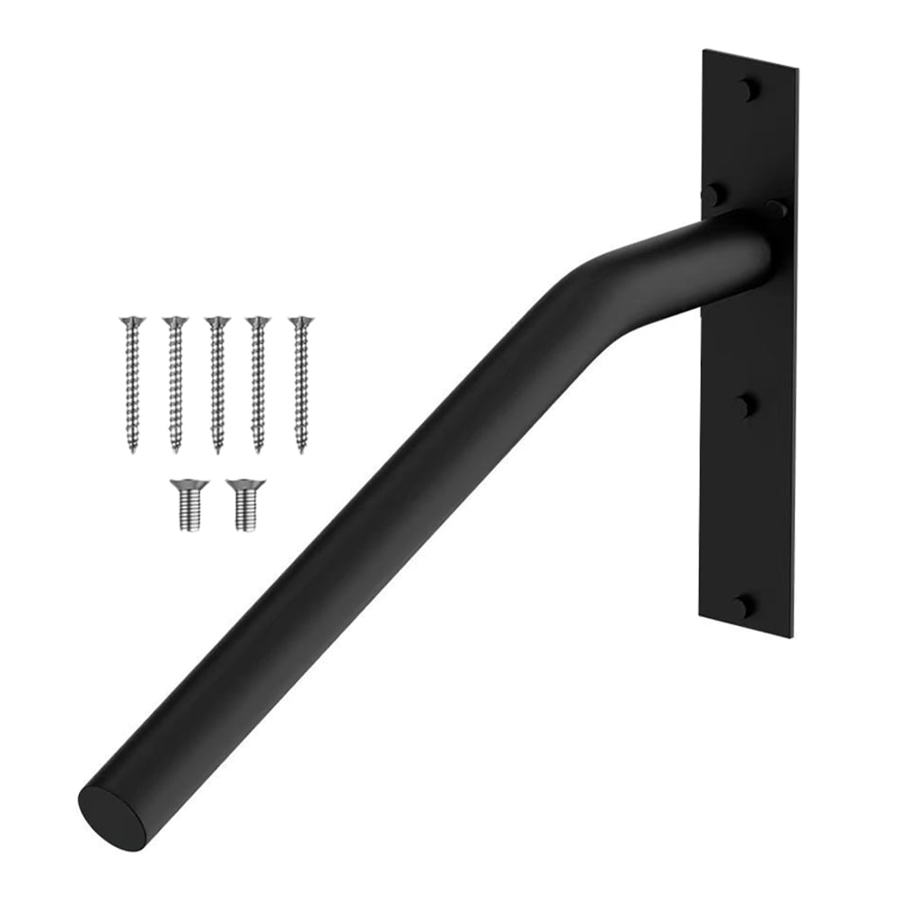 LEXSOMEO Handrail Bracket Metal Stairway Rack Heavy Duty Stair Handrail ...