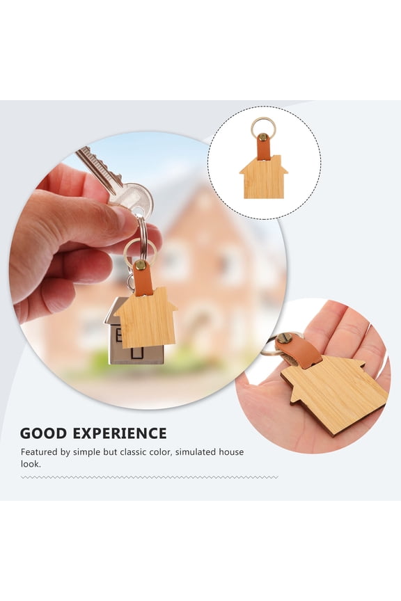 House Keychain Lightweight Hanging Decoration for Home and Family Special Occasions 1 Piece
