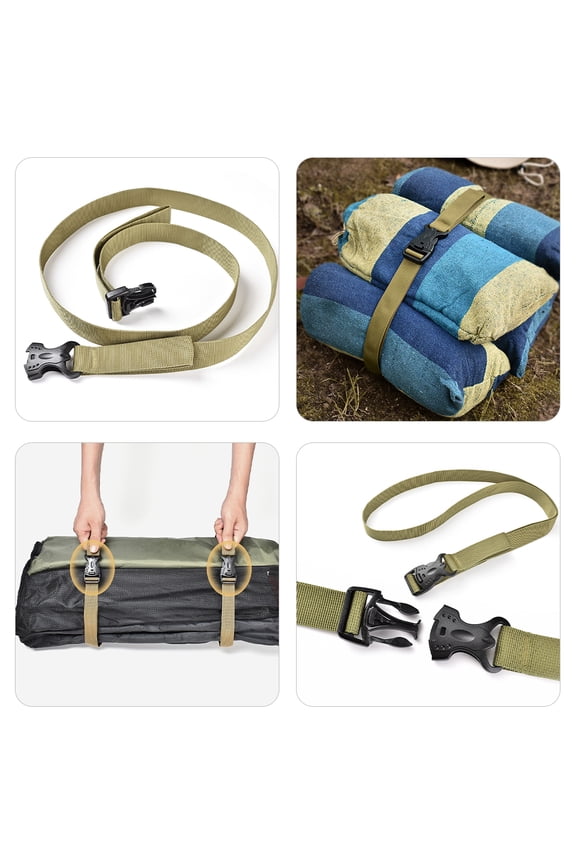 Luggage Strap Adjustable Strap Outdoor Luggage Strap Picnic Blanket Strap with Buckle