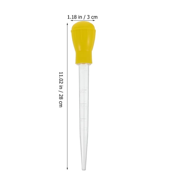 LEXSOMEO Marinade Baster for Meat Reusable Plastic Turkey Injector Oil Suction Pump for Turkey