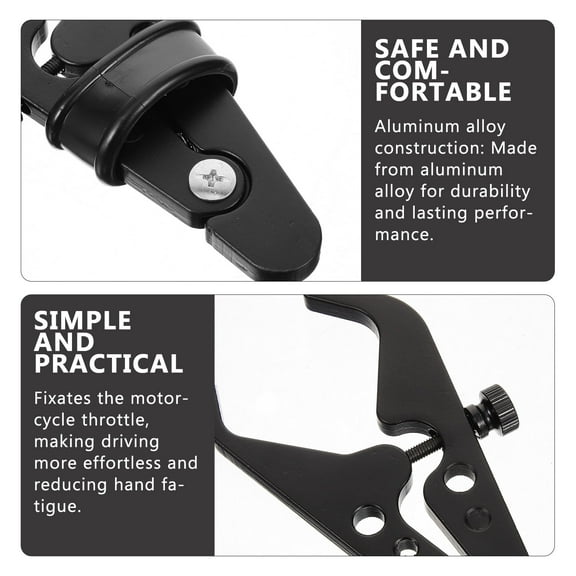 LEXSOMEO Motorcycle Cruise Control Motorcycle Throttle Clip Cruise Control Throttle Assist Tool