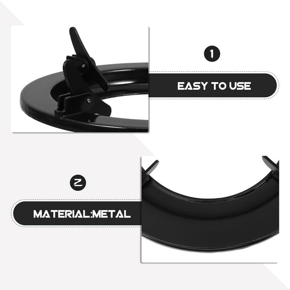 COOPHYA Frying Pan Support Stove Trivet Metal 1Pack Black