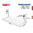 thumbnail image 1 of LEXSOMEO No Drill Under Desk Cable Management Tray Cord Organizer Computer Desk Cable Storage Basket Desk Wire Organizer for Office and Gaming Setup, 1 of 5