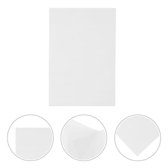 LEXSOMEO Photo Protective Film Clear Transparency Sheets Photo Protective Film Transparent Paper For Document Folder Protector And Office Supplies