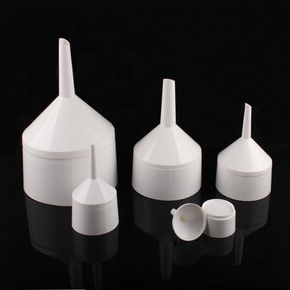 LEXSOMEO Plastic Buchner Funnel Easy to Clean and Maintain Funnel Filtering Funnel Liquid Transfer Funnel for Laboratory and Kitchen Use