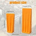 thumbnail image 1 of RENACLIPY Orange Plastic Tree Felling Wedges for and Efficient Tooth Use in Logging and Forestry, 1 of 5