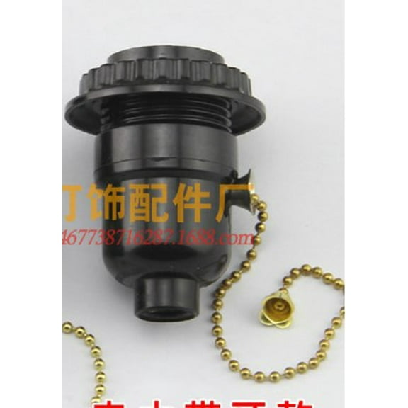 LEXSOMEO Pull Chain Light Fixture Pullswitch Lamp Holder Ceiling Light Socket Accessory E27 Lamp Holder with Pull Chain Ceiling Light Lamp Holder with Pull Chain Lampholder E27 Socket Holder