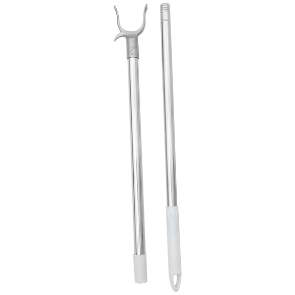 LEXSOMEO Reach Pole with Hook, Stainless Steel Clothes Rod, Garment Stick, Extendable Reach Pole for Hanging
