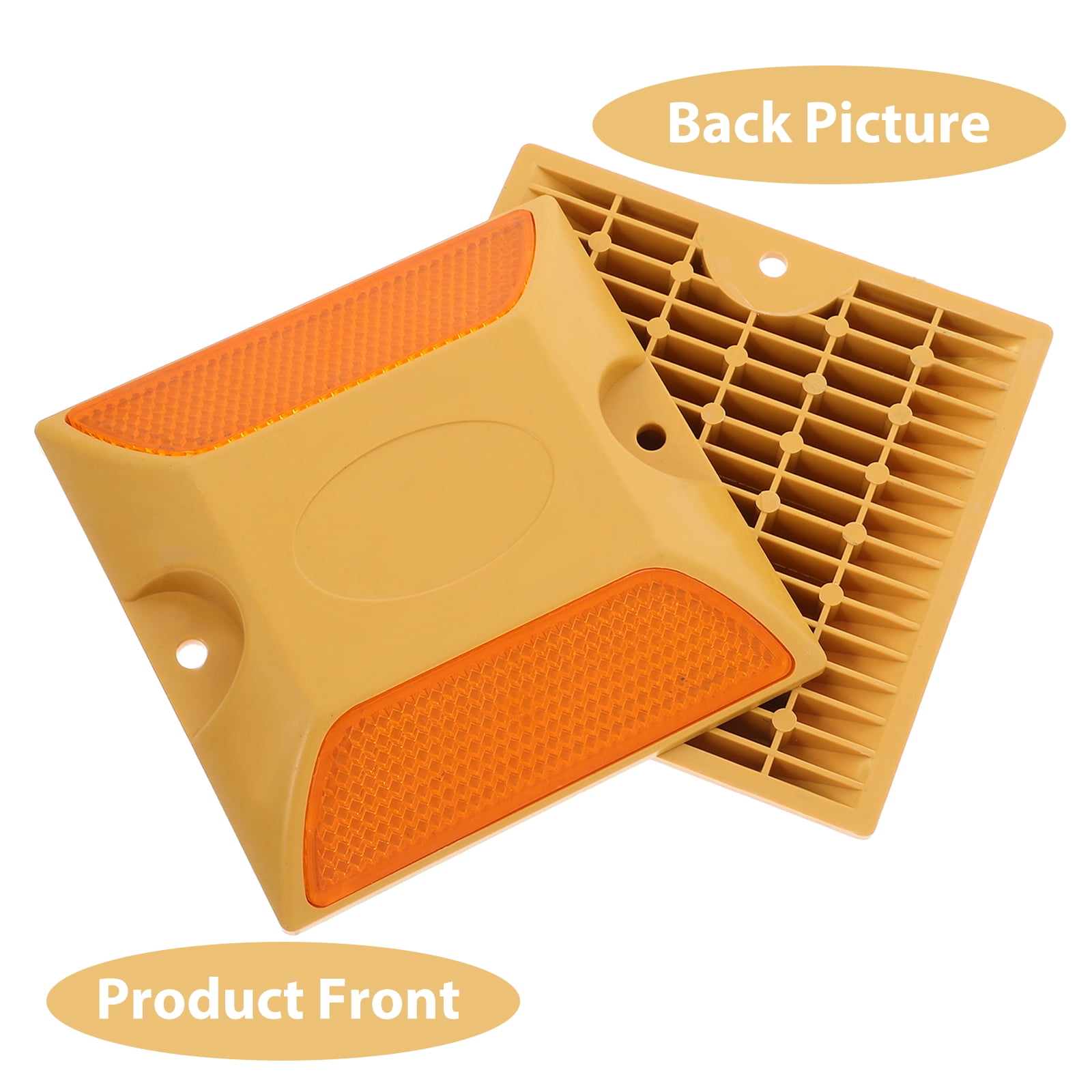 LEXSOMEO Road Reflector For Driveway Plastic Reflective Pavement Marker ...