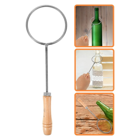 LEXSOMEO Round Ironing Ring Bottle Cutter Wine Beer Bottle Cutter Tool for Art Craft DIY Wind Bottle Cutting Ring