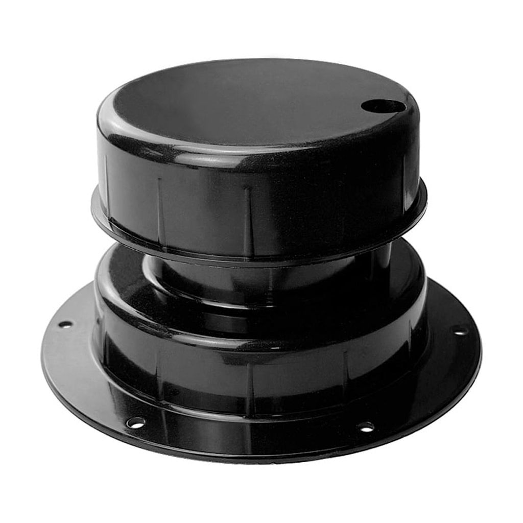 Barydat 6-Pack RV Roof Vent Covers - Black PP Caps For 1" To 2-3/8" Pipes - View #5