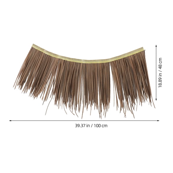 COOPHYA Fake Straw Roof Simulated Thatch Roof Plastic Garden Decoration 1 Piece