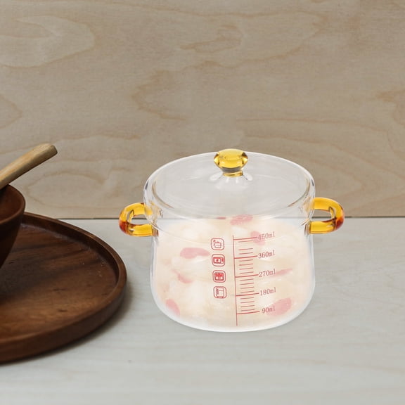 RENACLIPY Glass Stew Pot - Multi-Functional Cooking Pot for Steaming, Baking, Oven Use and More