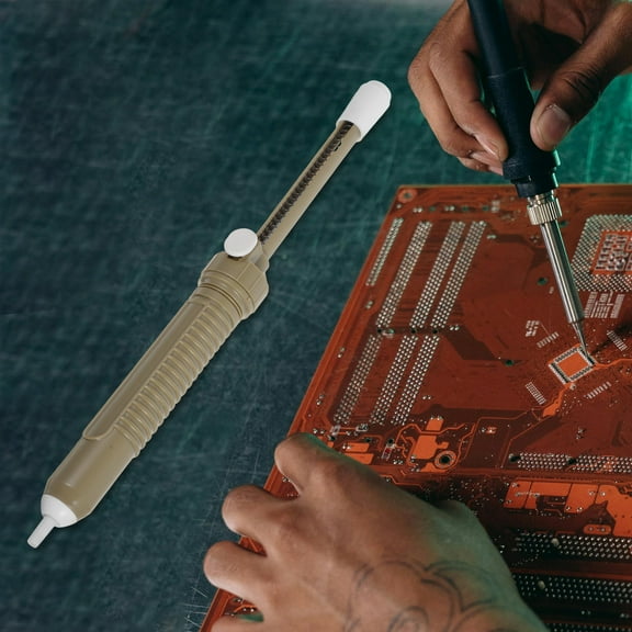 LEXSOMEO Solder Sucker Manual Soldering Iron Desoldering Pump Hand Tool For Soldering Welding