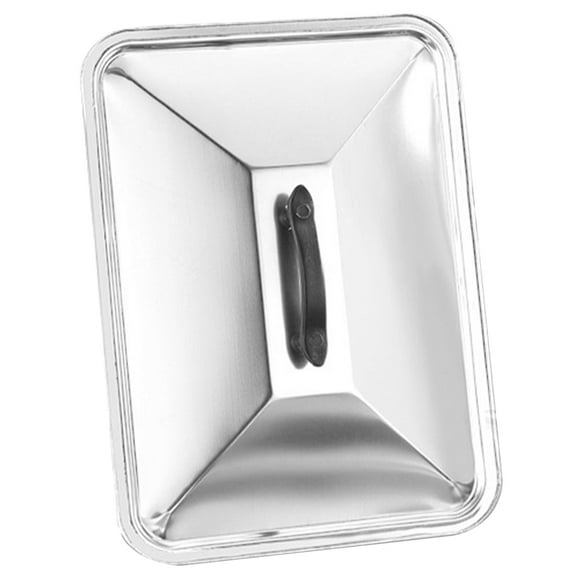 LEXSOMEO Stainless Steel Food Tray Cover Convenient Griddle Cover Kitchen Gadget Bbq Plate Cover