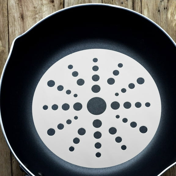 RENACLIPY Metal Conduction Plate, Good Heat Effect, Wear-Resistant, for Induction Cooking, Silver