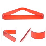 8-Inch Plastic Triangle Rack for Billiard and Pool Tables, Sports Accessory for Pool Game Setup and Cue Sports