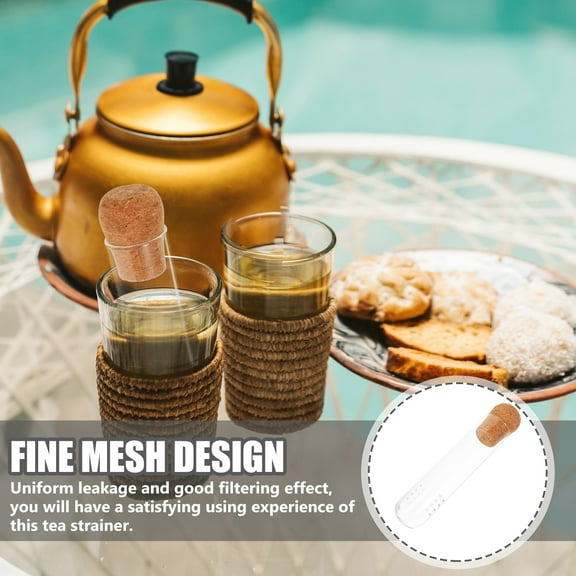 COOPHYA Reusable Glass Tea Infuser Easy Cleaning For Tea Accessories 1Set