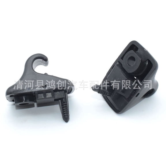 LEXSOMEO Universal Sun Visor Clip Sun Visor Hook Bracket Car Visor Support Clip Retainer Car Sun Visor Holder Replacement for Automotive Visor Accessories Black