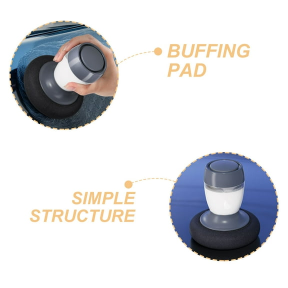 LEXSOMEO Wax Applicator Pad Waxing Sponge Pad Car Cleaning Pad Vehicle Scratch Repair Pad