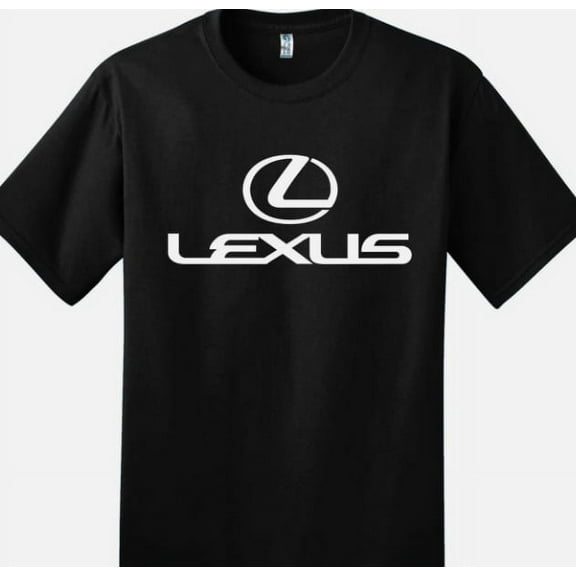 LEXUS BLACK T-SHIRT Logo IS F Sport Automotive Jdm Shirt Tee Motor NX RC LC