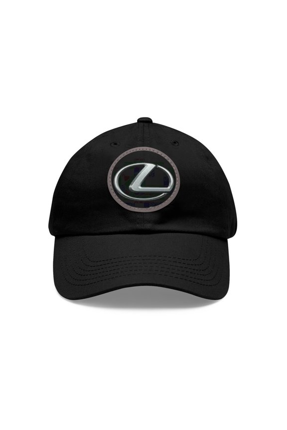 LEXUS Dad Hat with Leather Patch (Round)