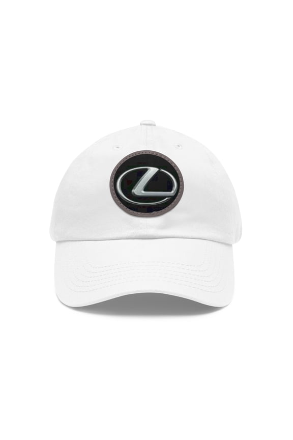 LEXUS Dad Hat with Leather Patch (Round)