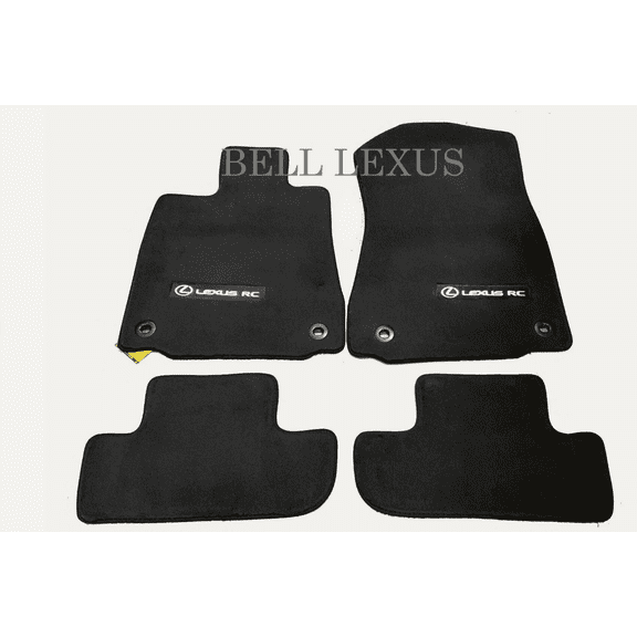 LEXUS FACTORY FLOOR MAT SET 2016-2024 RC350 RWD BLACK