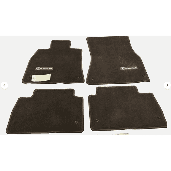 LEXUS NEW OEM FACTORY FLOOR MAT SET 2007-2012 LS460 BROWN RWD SWB PT208-51152-40
