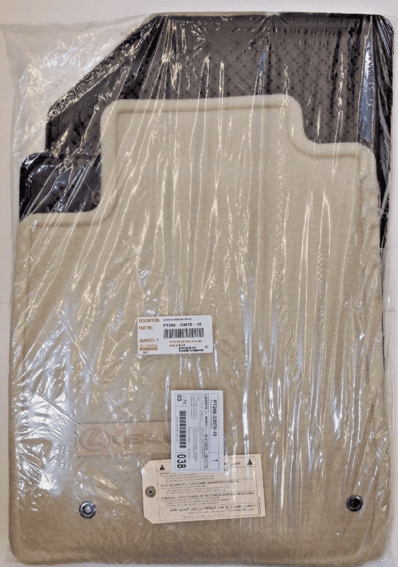 LEXUS OEM FACTORY 4pc CARPET FLOOR MAT SET 2007-2012 ES350 CASHMERE