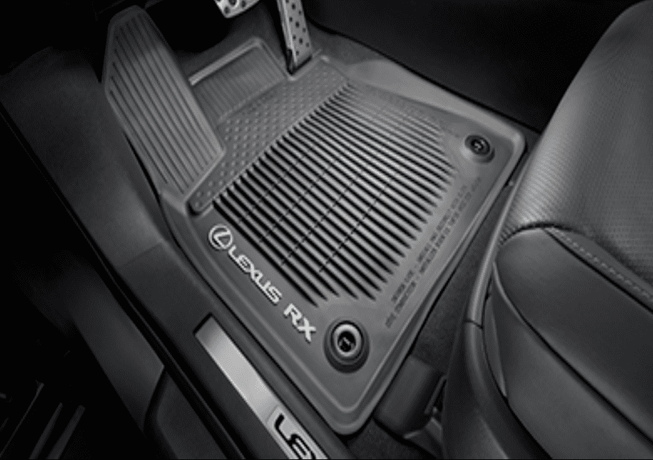 LEXUS OEM FACTORY ALL WEATHER FLOOR MAT LINER SET 2016-2022 RX350 & RX450H BLACK
