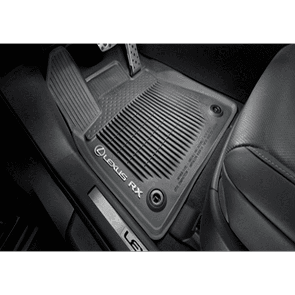 LEXUS OEM FACTORY ALL WEATHER FLOOR MAT LINER SET 2016-2022 RX350 & RX450H BLACK