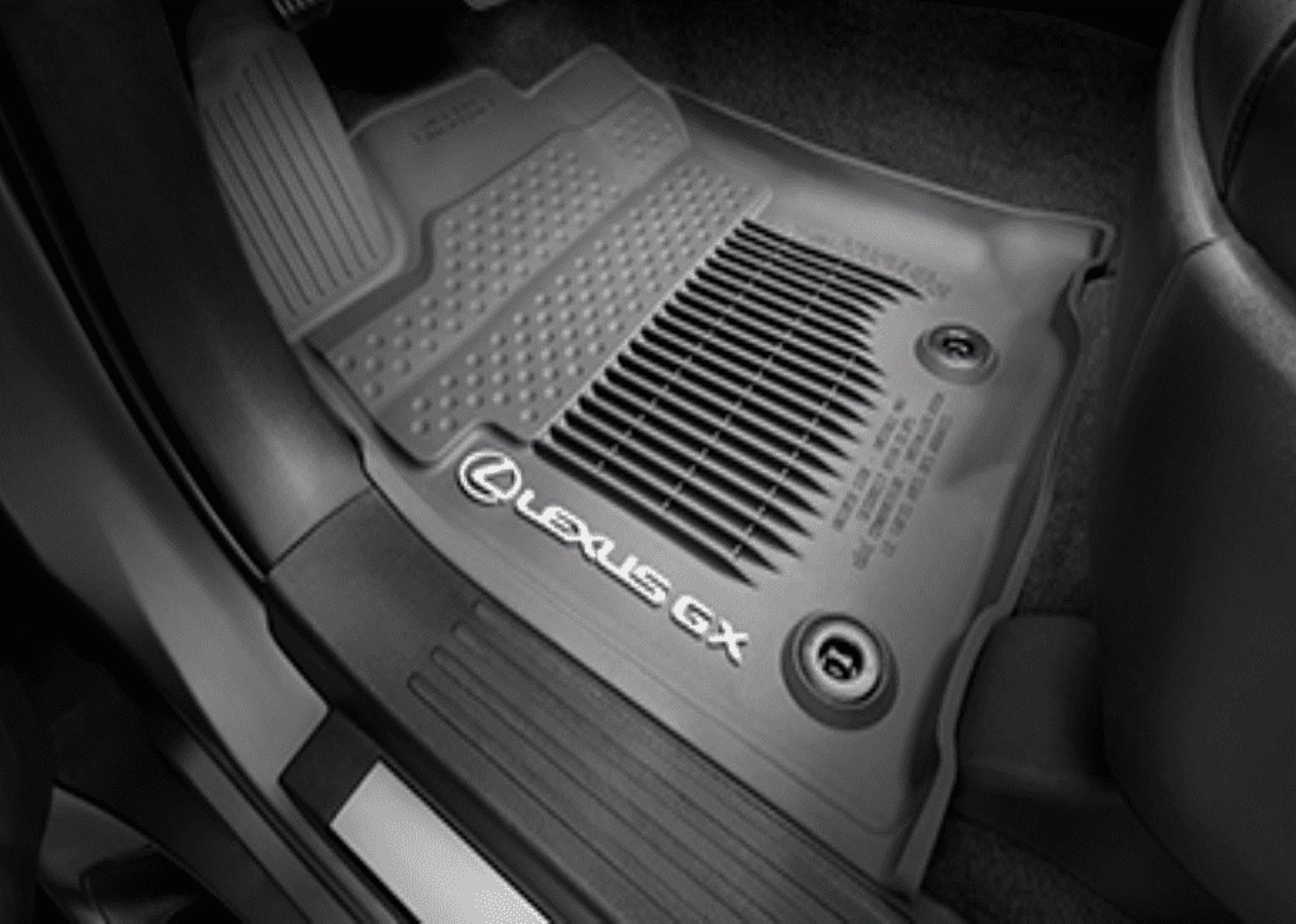 LEXUS OEM FACTORY ALL WEATHER FLOOR MAT LINER SET 2016-2023 GX460 BLACK