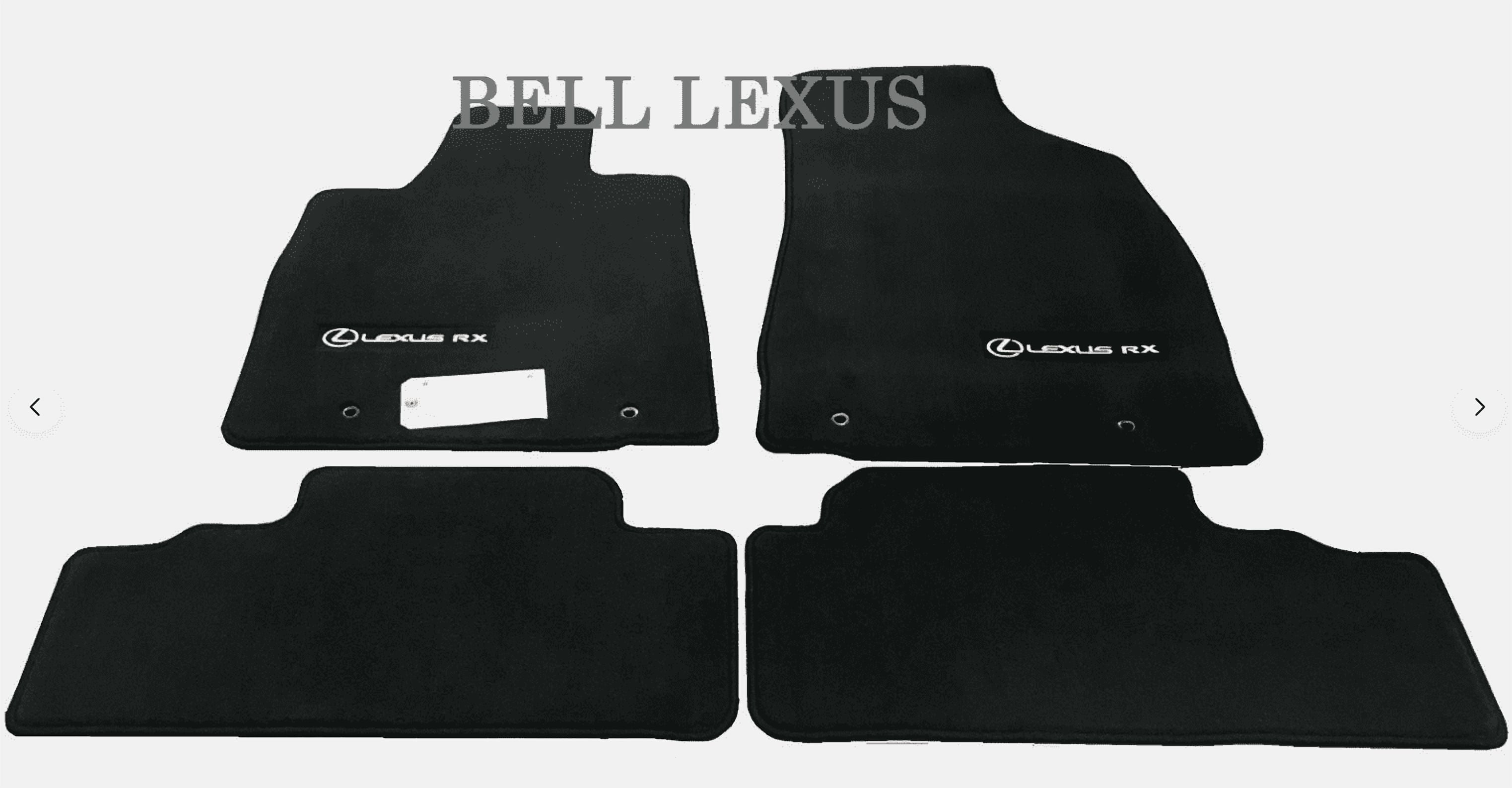 LEXUS OEM FACTORY CARPET FLOOR MAT SET 2011-2012 RX450H 2010-2012 RX350 BLACK