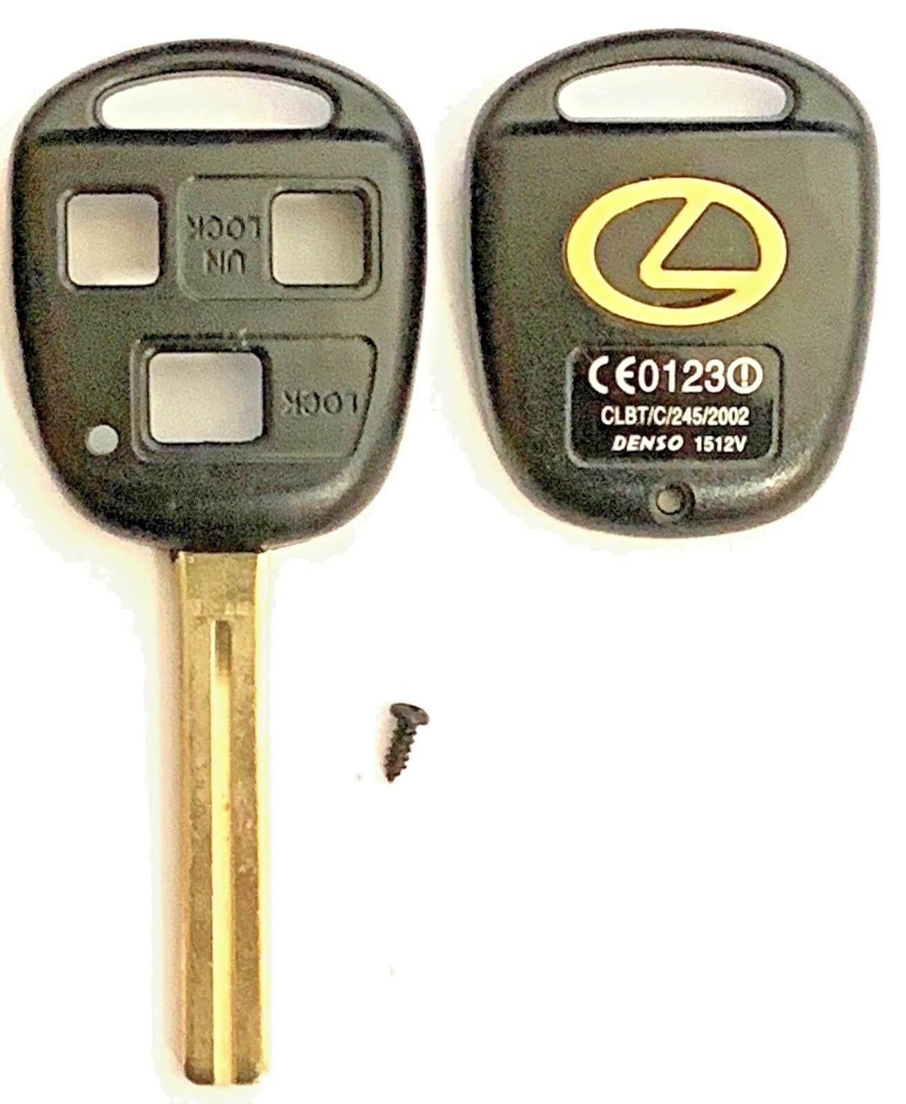 LEXUS Remote Head Key SHELL 3 BUTTON LONG BLADE VLS 