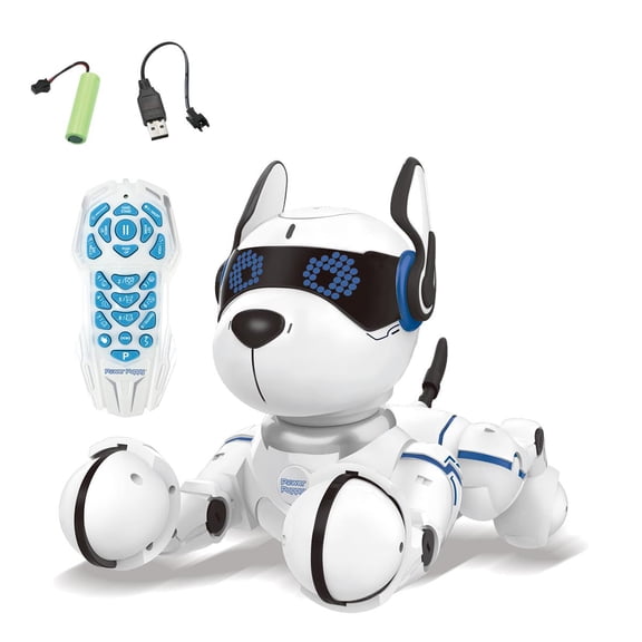 Lexibook Power Puppy Smart Robot Dog, Programmable and Rechargeable