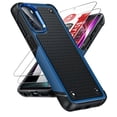thumbnail image 1 of LEYI Motorola G 5G 2022 Case with 2 Pack Screen Protectors, Dual Layer Protective Hard PC Back & 4 Corners with Airbags[12ft Drop Protection] for Motorola Moto G 2022 5G Case - Blue, 1 of 7
