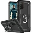 thumbnail image 1 of LEYI for Samsung Galaxy AO3S Case, Galaxy A03S Case(Not A03) 360 Metal Rotating Ring Kickstand Holder Armor Heavy Duty Shockproof Case for Samsung A03S Case, Black, 1 of 6