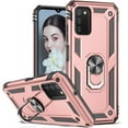 thumbnail image 1 of LEYI for Samsung Galaxy AO3S Case, Galaxy A03S Case(Not A03) 360 Metal Rotating Ring Kickstand Holder Armor Heavy Duty Shockproof Case for Samsung A03S Phone Case, Rose Pink, 1 of 6