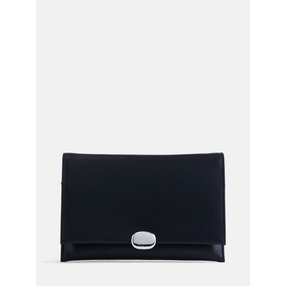 Scenario Women's Bifold Clutch Wallet, Black