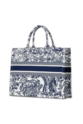 Fashion Luxury Tote Bag Cotton Linen Handbag Large Capacity Jacquard Shoulder Bag Retro Exquisite Dupes Crossbody Handbag, Blue