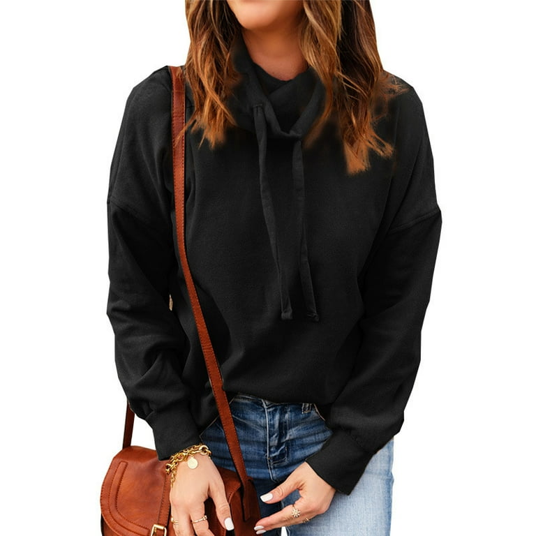 Solid pleated sleeve hoodie deals