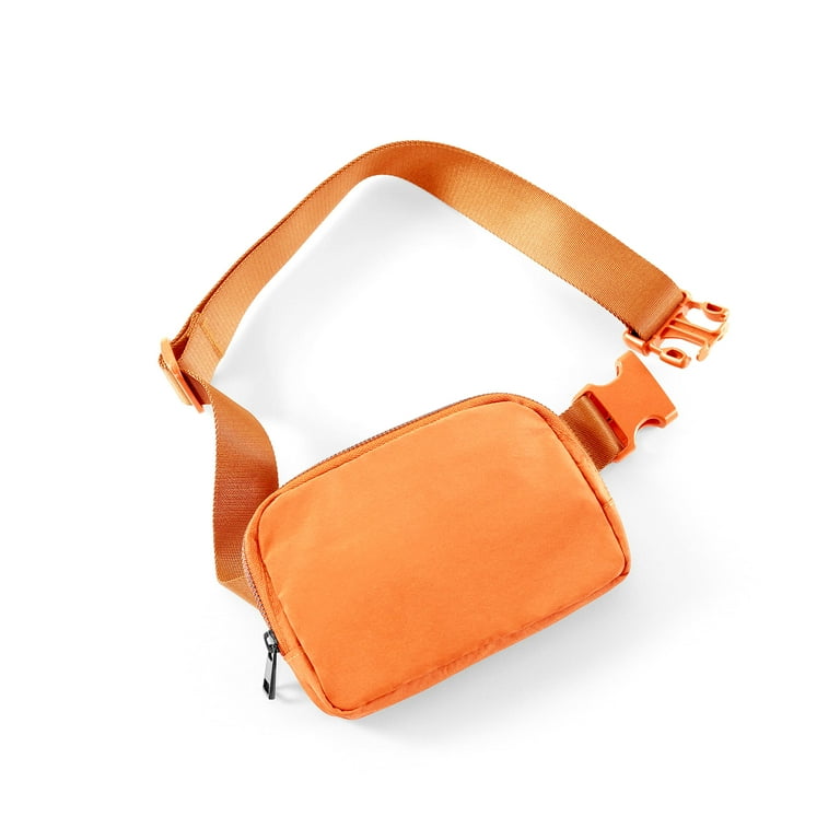 LEZMORE Unisex Fanny Pack Mini Belt Bag Small Fashion Waist Packs Orange